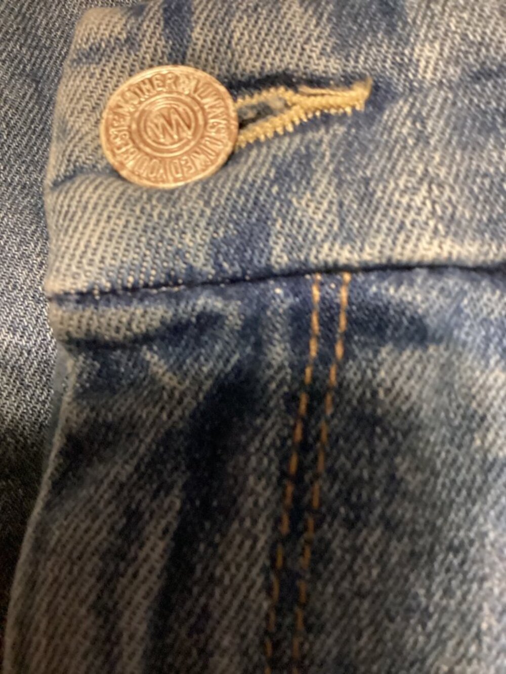 Mother Denim The Looker Ankle Step Fray Blue Jeans*Exposed Secret Sister*Size 28 - Picture 7 of 8
